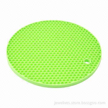 Big green silicone coasters